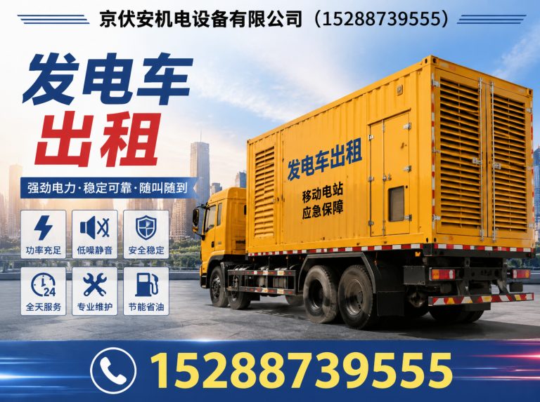 清远发电机租赁展示图
