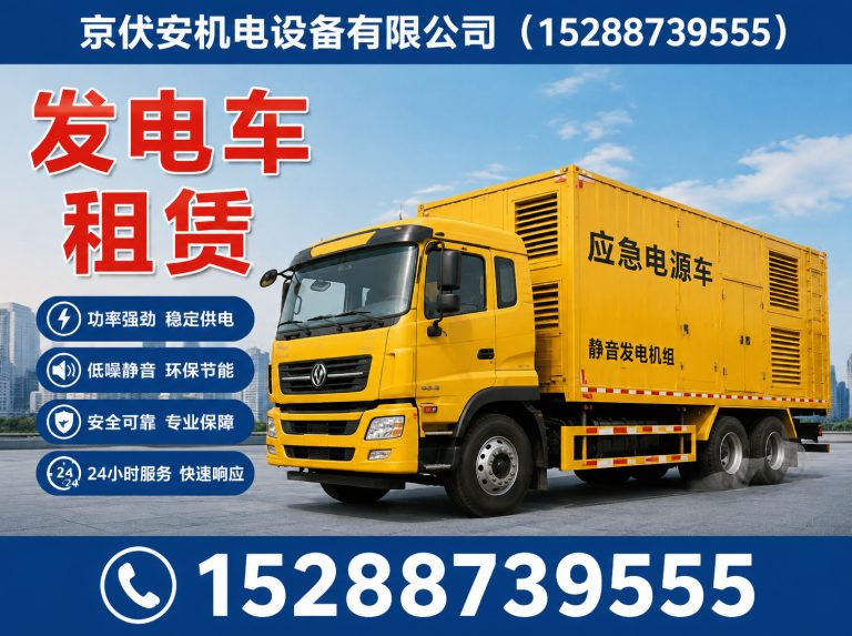清远发电车出租展示图